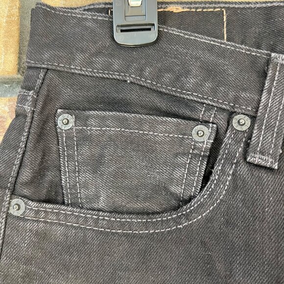 Levi's 501 Original Fit Button Fly Straight Leg Jeans in Black | 32 x 30 - Picture 7 of 13